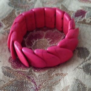 Elegant Pink Stretch Bracelet